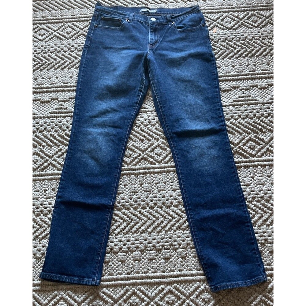 Levi's 414 Jeans Women's 28 Blue Relaxed Straight Leg Jeans W28 L32